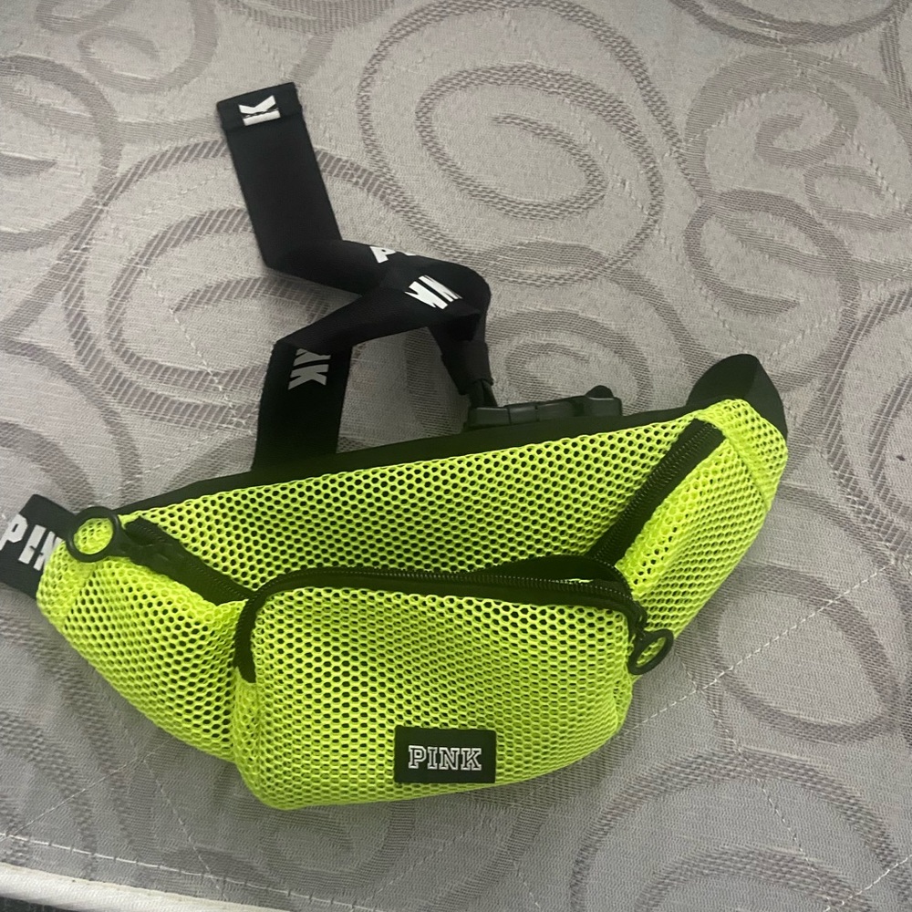 lime green fanny pack